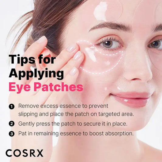COSRX The Peptide Collagen Hydrogel Eye Patch – Хидрогел пачове за околоочния контур с пептиди и колаген (60 броя)