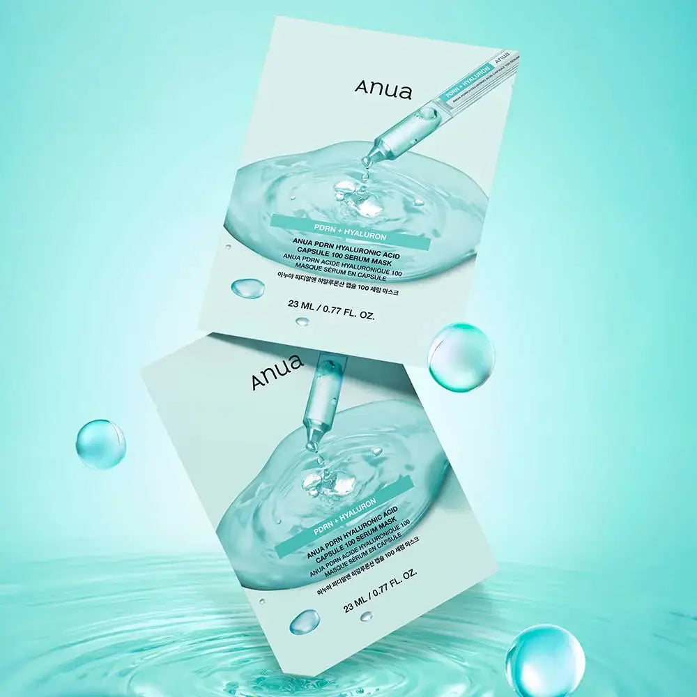 Anua PDRN Hyaluron 100 Serum Mask – корейска хидратираща и подмладяваща серумна маска