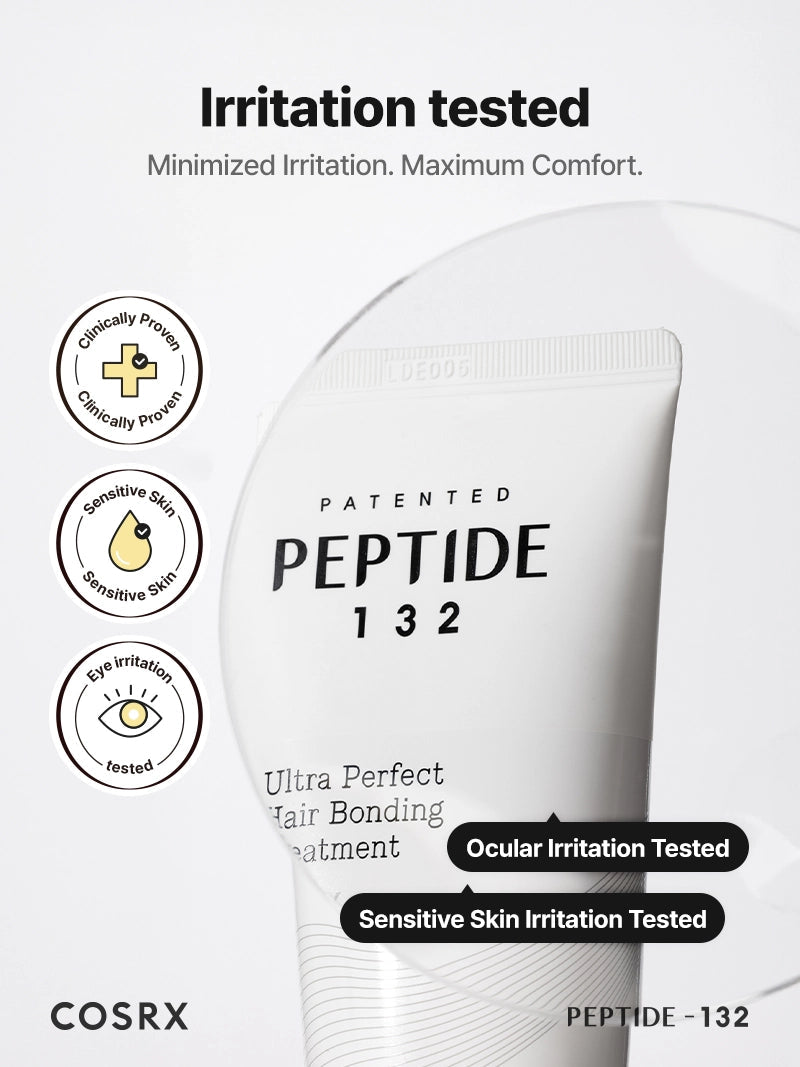 COSRX Peptide-132 Ultra Perfect Hair Bonding Treatment 120 мл – корейска възстановяваща терапия за коса с пептиди