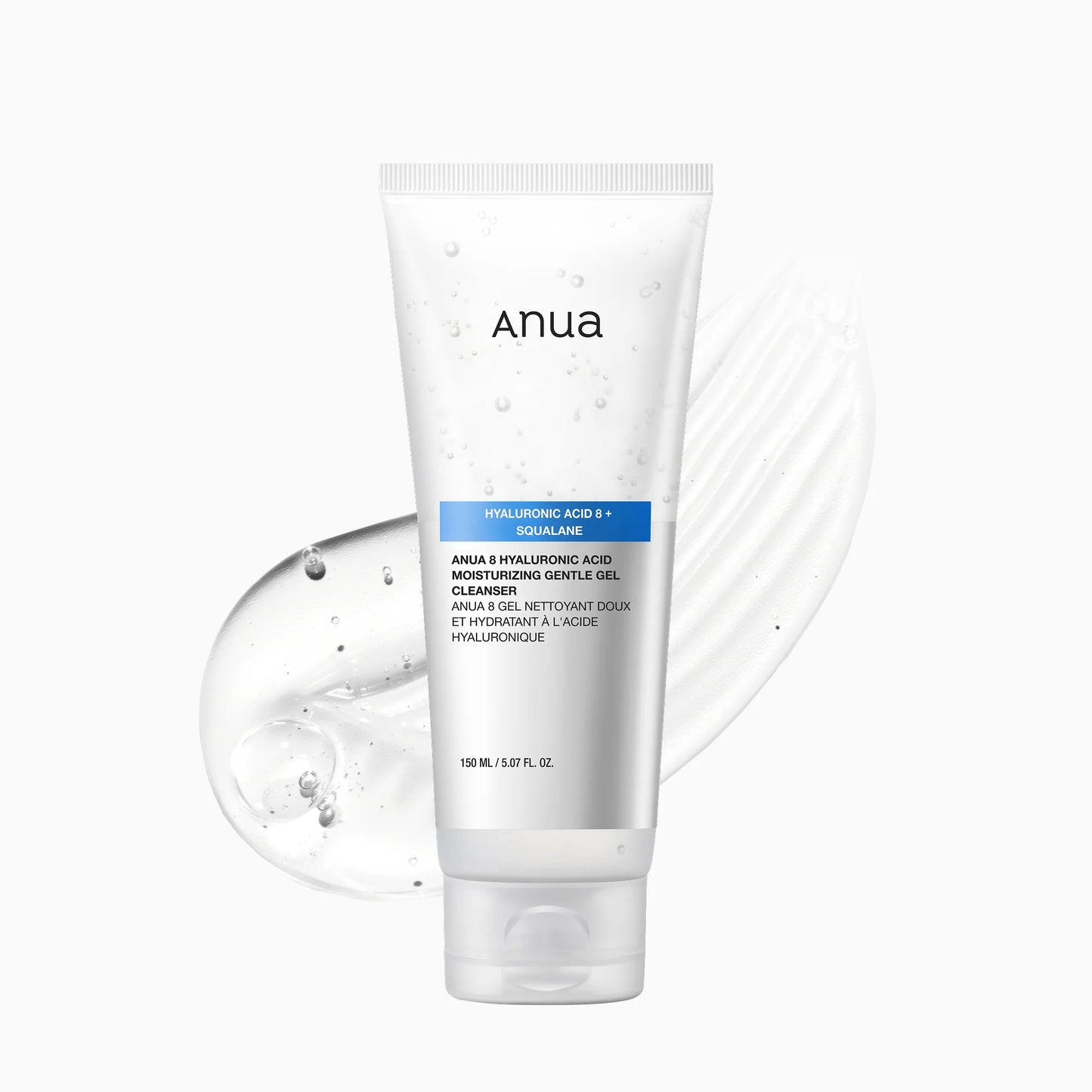 Anua 8 Hyaluronic Acid Moisturizing Gentle Gel Cleanser 150 мл – корейски нежен хидратиращ гел за почистване