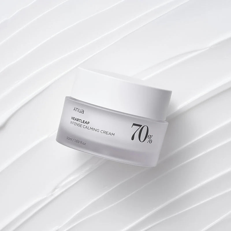 Anua Heartleaf 70 Intense Calming Cream 50 мл – корейски успокояващ крем с Heartleaf