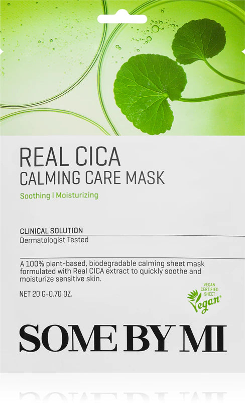 Some By Mi Real Care Mask Cica Calming Care Mask – 20 г – успокояваща маска с CICA.