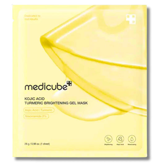 Medicube Kojic Acid Turmeric Brightening Gel Mask 28 гр – корейска озаряваща гел маска