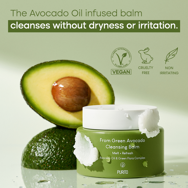 Purito From Green Avocado Cleansing Balm 100 мл – корейски почистващ балсам с авокадо