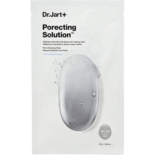 Dr. Jart+ Dermask Porecting Solution Cleansing Mask 28 г – почистваща маска с активен въглен.